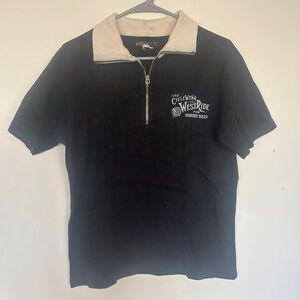 West Ride Motorcycle 1/4 Zip Polo